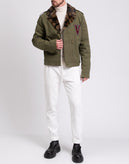 RRP€810 VERSUS VERSACE Jacket US38 IT48 M Lions Buttons V Patch Squirrel Fur gallery photo number 1