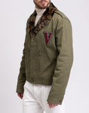 RRP€810 VERSUS VERSACE Jacket US38 IT48 M Lions Buttons V Patch Squirrel Fur gallery photo number 8