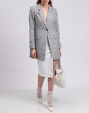 RRP €380 CALVIN KLEIN Suit Jacket FR34 US2 UK6 XS Grey Single-Breasted gallery photo number 2