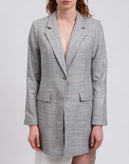 RRP €380 CALVIN KLEIN Suit Jacket FR34 US2 UK6 XS Grey Single-Breasted gallery photo number 5