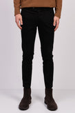 RRP€105 BE ABLE Chino Trousers W36 Stretch Black Garment Dye Made in Italy gallery photo number 2