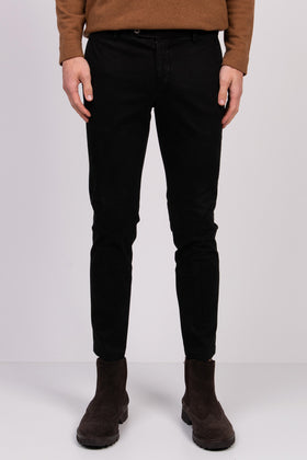 RRP€105 BE ABLE Chino Trousers W36 Stretch Black Garment Dye Made in Italy gallery photo number 2