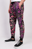 RRP €225 JOHN RICHMOND Track Trousers Size L Floral & Chains Drawstring Cuffed gallery photo number 4