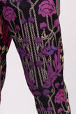 RRP €225 JOHN RICHMOND Track Trousers Size L Floral & Chains Drawstring Cuffed gallery photo number 6