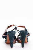 RRP€800 MISSONI Snakeskin & Leather Slingback Sandals US8 EU38 UK5 Ruffle Trim gallery photo number 5