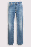 RRP€290 BIKKEMBERGS Jeans W36 Garment Dye Worn Look Embroidered Logo Slim Fit gallery photo number 1
