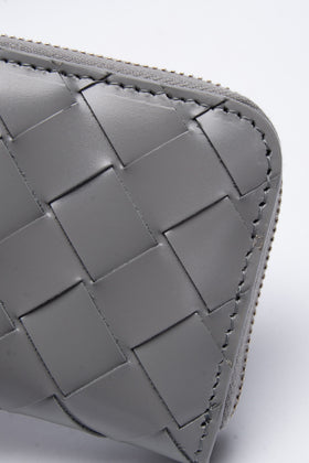 RRP€345 BOTTEGA VENETA Intrecciato Leather Mini Wallet Zipped Made in Italy gallery photo number 7