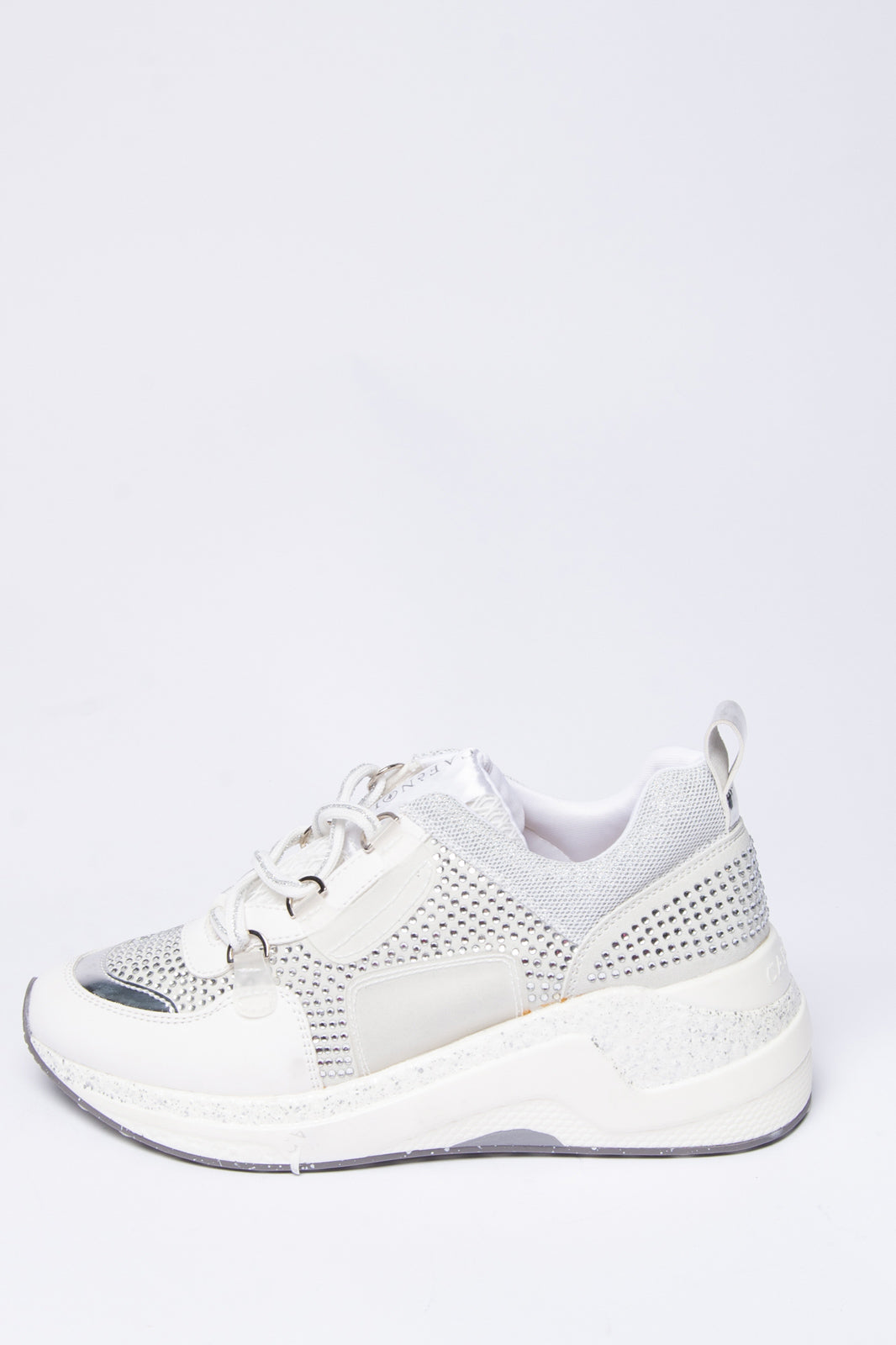 RRP€180 CAFENOIR Sneakers US8 EU38 UK5 Rhinestones Paint Splatter Thick Sole gallery main photo