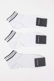 RRP€69 ZEGNA 3 PACK Sneakers Socks 39-42 UK5-8 US6-9 Striped Made in Italy gallery photo number 1