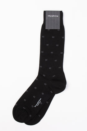 RRP€87 ZEGNA 3 PACK Mid Calf Socks One Size Iconic EZ Logo Detail Made in Italy gallery photo number 3