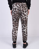 JOHN RICHMOND Jogger Trousers Size M Drawstring Waist Logo Monogram Animal Print gallery photo number 5