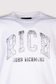 JOHN RICHMOND Pullover Sweatshirt Size L Faded Effect Logo 'RICH' Long Sleeve gallery photo number 5