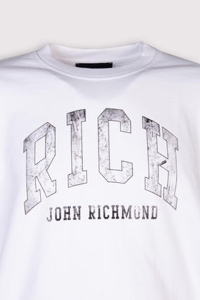 JOHN RICHMOND Pullover Sweatshirt Size L Faded Effect Logo 'RICH' Long Sleeve gallery photo number 5