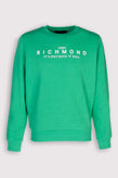 JOHN RICHMOND Pullover Sweatshirt Size S Logo 'IT'S ONLY ROCK 'N' ROLL' Front gallery photo number 1