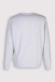JOHN RICHMOND Pullover Sweatshirt Size M Melange Effect Logo Monogram Patch gallery photo number 3