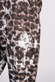 JOHN RICHMOND Jogger Trousers Size M Drawstring Waist Logo Monogram Animal Print gallery photo number 9