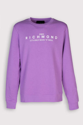 JOHN RICHMOND Pullover Sweatshirt Size M 'IT'S ONLY ROCK 'N' ROLL' Inscription
