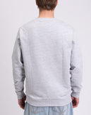 JOHN RICHMOND Pullover Sweatshirt Size M Melange Effect Logo Monogram Patch gallery photo number 7