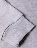 JOHN RICHMOND Pullover Sweatshirt Size M Melange Effect Logo Monogram Patch gallery photo number 10