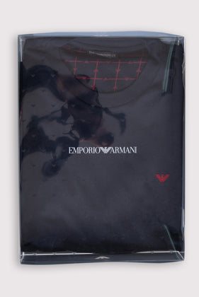 RRP €154 EMPORIO ARMANI Pyjama Set US38 EU48 M Embroidered Logo Long Sleeve gallery photo number 9