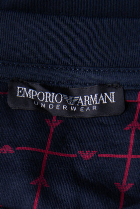 RRP €154 EMPORIO ARMANI Pyjama Set US38 EU48 M Embroidered Logo Long Sleeve gallery photo number 10