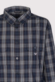 RRP €208 EMPORIO ARMANI Long Pyjama Set US38 EU48 M Plaid Embroidered Logo gallery photo number 7