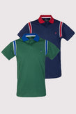 HARMONT & BLAINE 2 PACK Pique Polo Shirt US42 IT52 XL Double Mercerised Collared gallery photo number 1