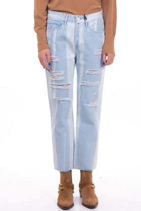 RRP €270 3X1 Jeans W27 Faded Ripped Made in USA gallery photo number 2