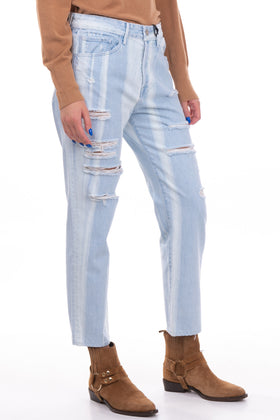 RRP €270 3X1 Jeans W27 Faded Ripped Made in USA gallery photo number 1