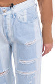 RRP €270 3X1 Jeans W27 Faded Ripped Made in USA gallery photo number 4