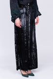 RRP €295 JUST CAVALLI Fuzzy Trousers Size IT 40 / S Black Wide Leg Made in Italy gallery photo number 4