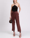 RRP €1250 BOTTEGA VENETA Knitted Bodysuit Size S Cashmere Blend Brown Beads gallery photo number 2