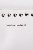 RRP€135 NARCISO RODRIGUEZ Clutch Bag Grainy Panel Spiked Zipped Made in Italy gallery photo number 4