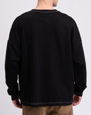 RRP €185 TOM REBL Sweatshirt Size L Coated 'The Last Supper' Front Round Neck gallery photo number 7