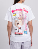 RRP€230 GCDS T-Shirt Top US4 UK8 IT40 S Vulgar Manga Print Logo Made in Italy gallery photo number 7