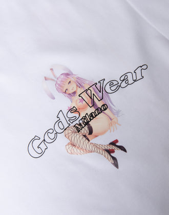 RRP€230 GCDS T-Shirt Top US4 UK8 IT40 S Vulgar Manga Print Logo Made in Italy gallery photo number 8