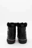 RRP €425 BALDININI Leather Sneaker Boots US7 UK4 EU37 Black Quilted gallery photo number 5