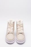 RRP €425 BALDININI Leather Sneaker Boots US11 UK8 EU41 Quilted Embellished gallery photo number 3