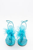 RRP€1100 BOTTEGA VENETA Wonderbird Leather Sandals US6 EU36 UK3 Feathers gallery photo number 6