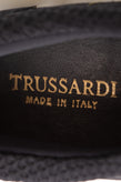 RRP €330 TRUSSARDI Sneakers US10 UK7 EU40 Black Rabbit Fur Trim Made in Italy gallery photo number 7