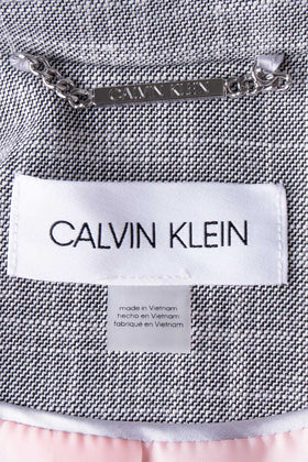 RRP €380 CALVIN KLEIN Suit Jacket FR34 US2 UK6 XS Grey Single-Breasted gallery photo number 10