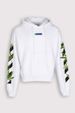 RRP€625 OFF-WHITE c/o VIRGIL ABLOH SEASONAL Hoodie Size M Embroidered Leafs gallery photo number 3