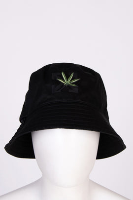RRP €260 OFF-WHITE c/o VIRGIL ABLOH Bucket Hat One Size Arrows Embroidered Weed