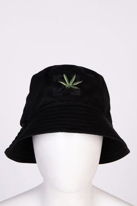 RRP €260 OFF-WHITE c/o VIRGIL ABLOH Bucket Hat One Size Arrows Embroidered Weed gallery photo number 1