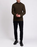 RRP €790 BOTTEGA VENETA Cashmere & Wool Jumper Size S Ribbed Knit  High Neck gallery photo number 1