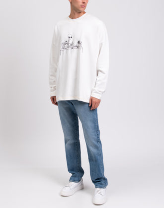 RRP €189 TOM REBL Sweatshirt Size XXL Printed Front Crew Neck Made in Italy gallery photo number 3