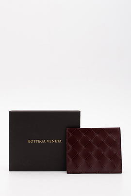 RRP€290 BOTTEGA VENETA Intrecciato Leather Card Holder Mini Wallet Made in Italy
