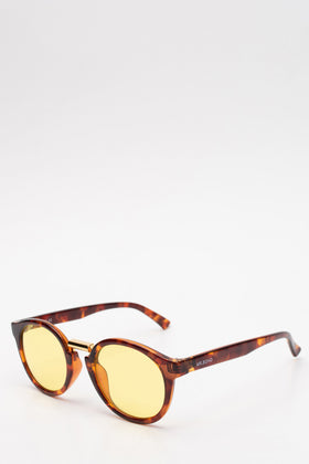 MR. BOHO Round Butterfly Sunglasses Tinted Lenses Metal Top Bar Tortoise Shell gallery photo number 3