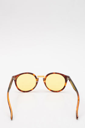 MR. BOHO Round Butterfly Sunglasses Tinted Lenses Metal Top Bar Tortoise Shell gallery photo number 5