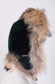 RRP €189 WOOLRICH Arctic Trapper Cap Size S Wool Blend Contrast Finnraccoon Fur gallery photo number 1